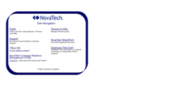 Desktop Screenshot of novatechps.com