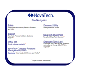 Tablet Screenshot of novatechps.com